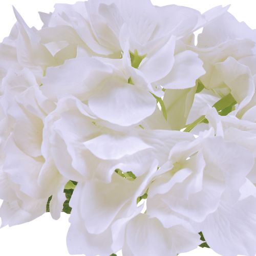 Artikel Hortensior Konstgjorda Vita Konstgjorda Blommor Real Touch Blommor 33cm