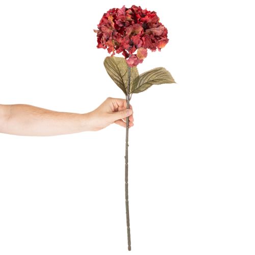 Konstgjord hortensiablommande gren, stor blomma, 74 cm | Floristik24.se