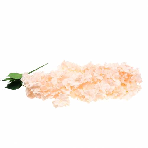 Floristik24 Dekorativ blomkrans konstgjord aprikos 135 cm 5-sträng