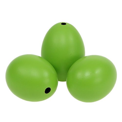 Kycklingägg 5,5cm - 7cm gröna 10 st