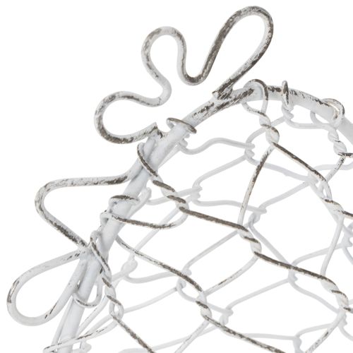 Artikel Trådkorg formad som en kyckling för påskägg. Charmigt tillskott till påskdekorationerna. 14 cm