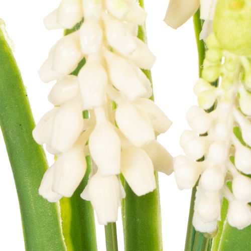 Artikel Konstgjord blomvas med hyacint för elegant bordsdekoration och snyggt utseende 20 cm