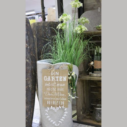 Floristik24 Filtväska Grå H58cm