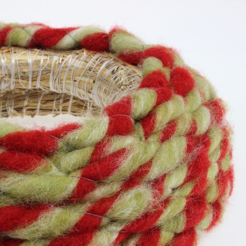 Artikel Filtsnöre fleece Mirabell 25m röd
