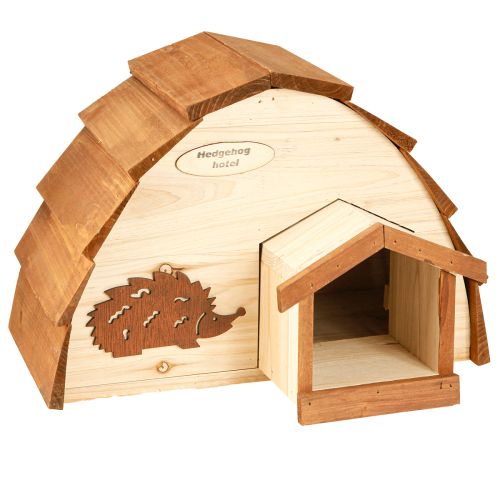 Artikel Hedgehog House Hedgehog Hotel Gran Wood Matningsstation Trä 34×18×24cm