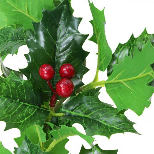 Artikel Julgren järnek Ilex konstgjorda bär 37cm