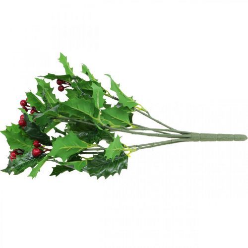 Floristik24 Julgren järnek Ilex konstgjorda bär 37cm
