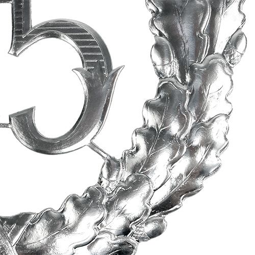 Artikel Jubileumsnummer 25 i silver Ø40cm