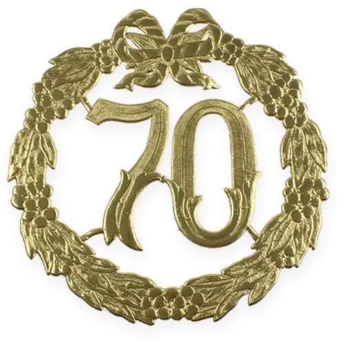 Jubileumsnummer 70 i guld