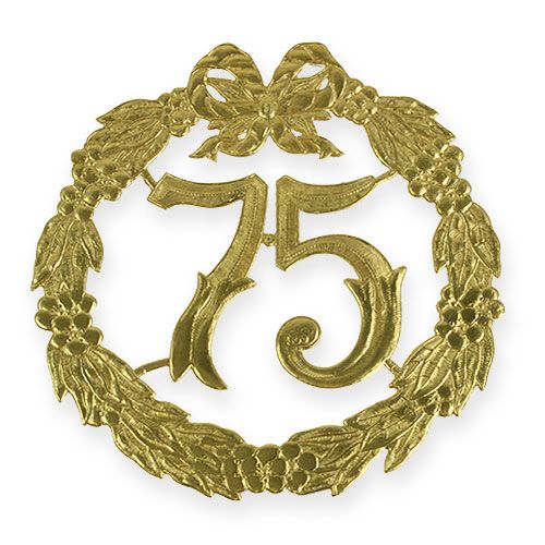 Jubileumsnummer 75 i guld