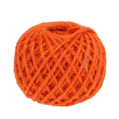 Floristik24 Jutekabel orange Ø3mm 100g