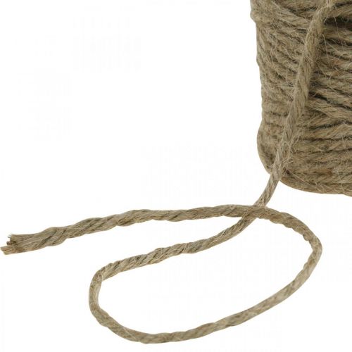 Floristik24 Naturlig jutesnöre, naturfiber, dekorationssnöre Ø4mm 100m