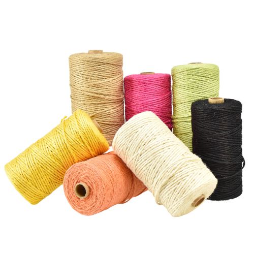 Juteband jutesnöre band jute dekorationsband Ø3mm 200m
