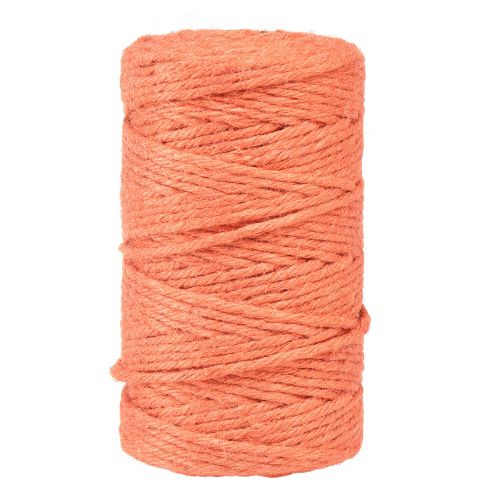 Juteband jutesnöre dekorativt band jute orange Ø4mm 100m