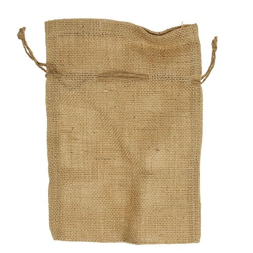 Floristik24 Jute väskor naturliga 16 cm x 24 cm 10 st