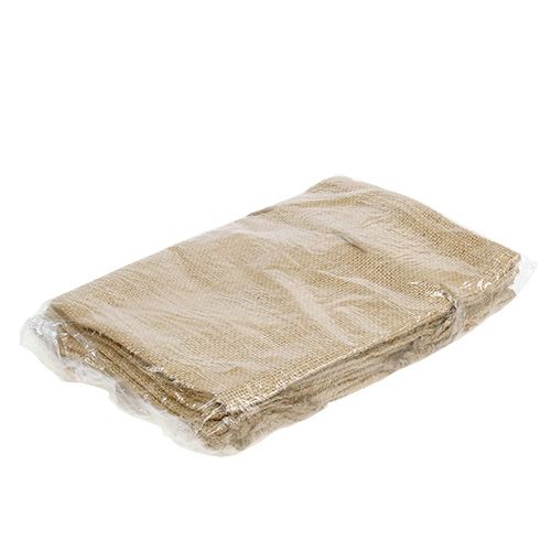 Floristik24 Jute väskor naturliga 16 cm x 24 cm 10 st