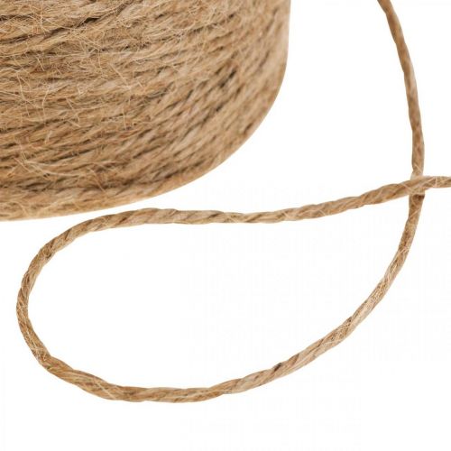 Artikel Jutesnöre Jutesnöre Jute naturlig dekorationssnöre Ø3mm L150m