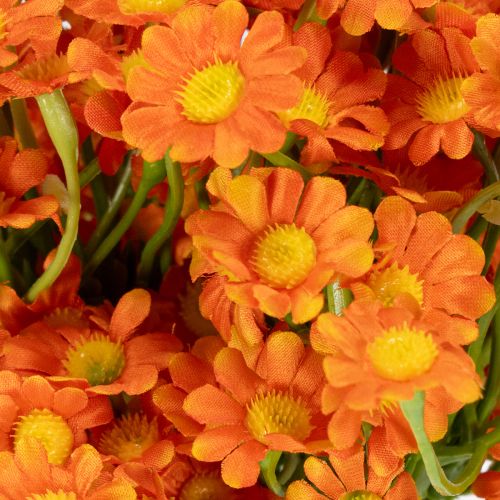 Artikel Konstgjord blombukett av kamomill för stämningsfull säsongsdekoration, 27 cm, 3 stycken