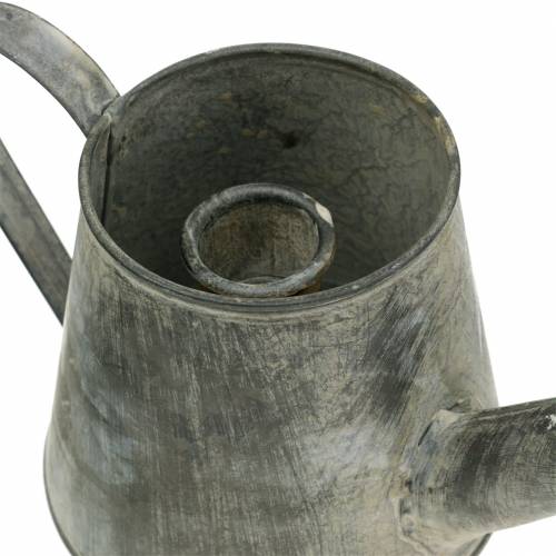 Floristik24 Ljusstakeskanna antik look H12/9cm 2st