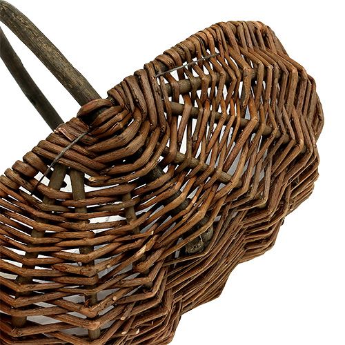 Floristik24 Potatiskorg 23cm med naturlig folie