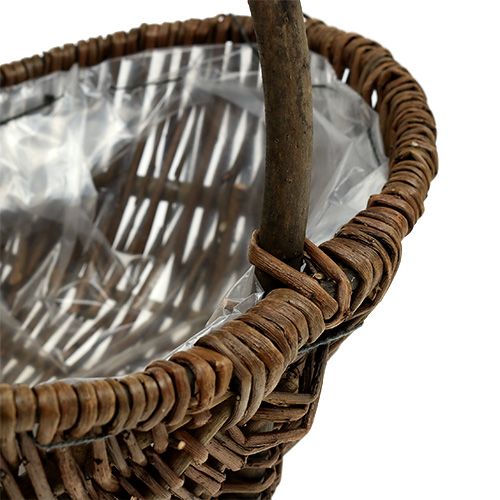 Floristik24 Potatiskorg 32cm med naturfolie