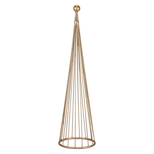 Julgran metalldekoration guldkottar H62/83cm set om 2