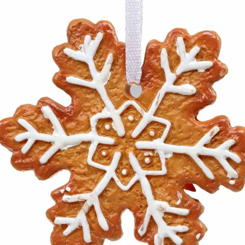 Floristik24 Julgransdekorationer kex snöflinga 12st