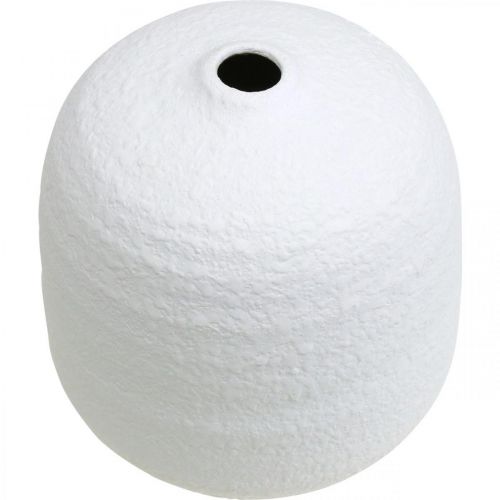 Floristik24 Keramikvas, dekorativa vaser vit Ø15cm H14,5cm set om 2