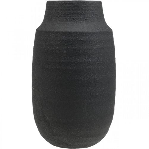 Artikel Keramikvas svart blomvas dekorativa vaser Ø17cm H34cm