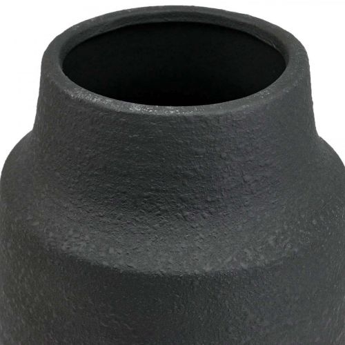 Artikel Keramikvas svart blomvas dekorativa vaser Ø17cm H34cm