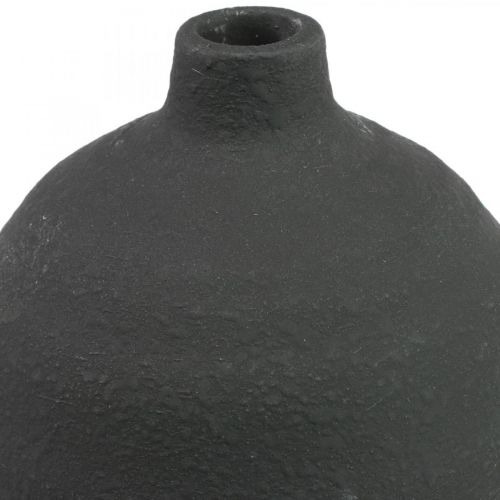 Floristik24 Keramikvas Svart Deco Vas Golvvas Ø18cm H48cm