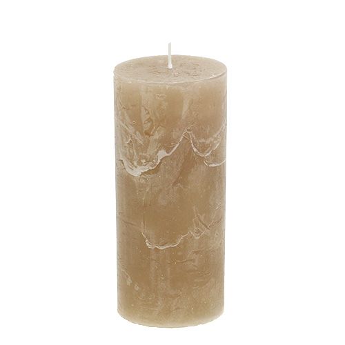 Floristik24 Ljus ljusbrun 60mm x 140mm 8st