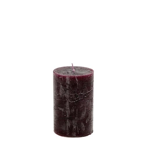 Floristik24 Christmas Burgundy Candle 50mm x 80mm 12st