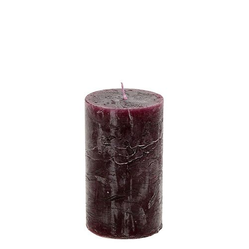 Floristik24 Ljus 60mm x 100mm Burgundy 8 st