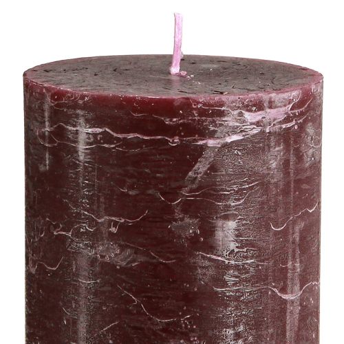 Artikel Ljus Bourgogne pelarljus enfärgade 85x200mm 2 st