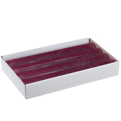 Artikel Ljus enfärgade i Berry stick ljus 34x240mm 4 st