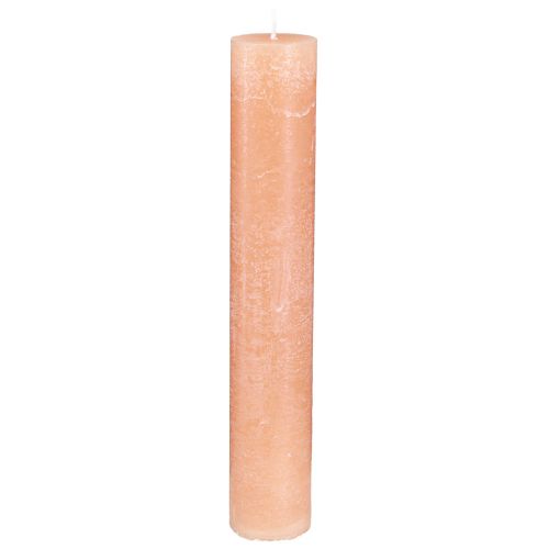 Artikel Ljus pinnljus vaxljus apelsin persika 50x300mm 4 st