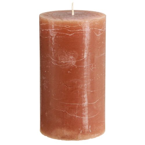 Ljus färgade kola pelarljus 85×150mm 2 st