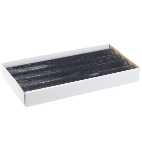 Floristik24 Ljus i antracit enfärgade pinnljus 34x300 4 st