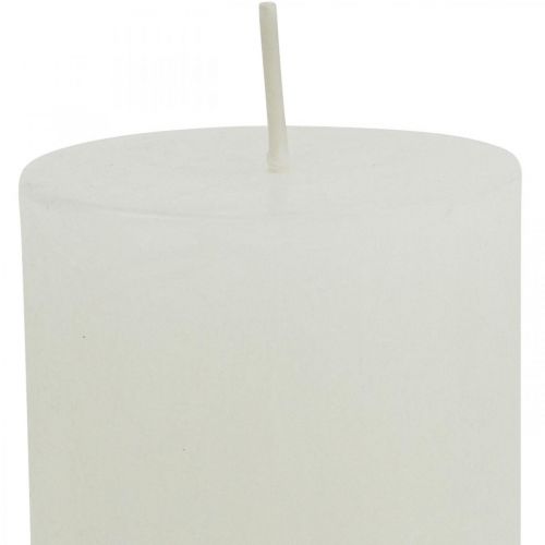 Artikel Pelarljus Rustika enfärgade ljus vita 60/110mm 4 st