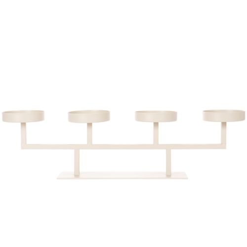 Modern ljusstake med fyra ljusfat, 47 cm | Floristik24.se