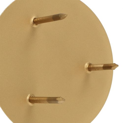 Floristik24 Ljusstake Ø5cm guldmatt 4st