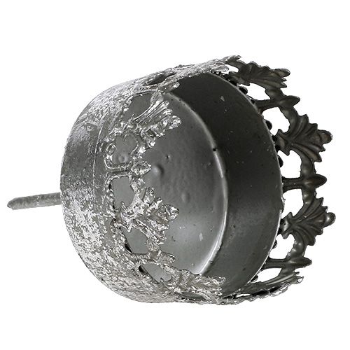 Artikel Ljusstake antiksilver Ø5cm H10cm 1 st