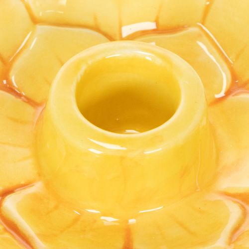 Artikel Keramiska koniska ljusstakar, dekorativ blomform för elegant bordsdekoration, 11 cm, 2 stycken