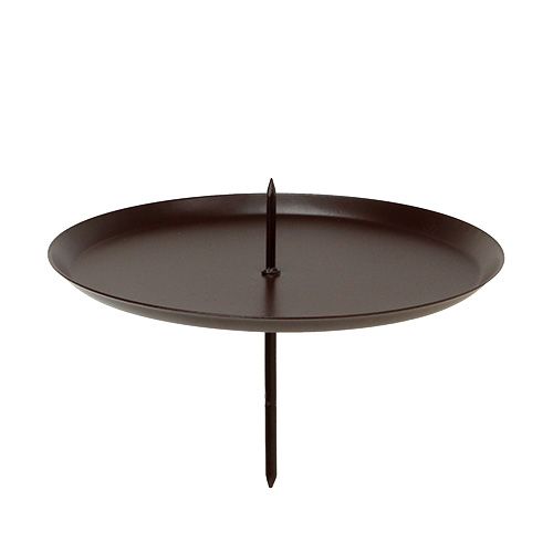 Ljushållare brun Ø8cm 4 st