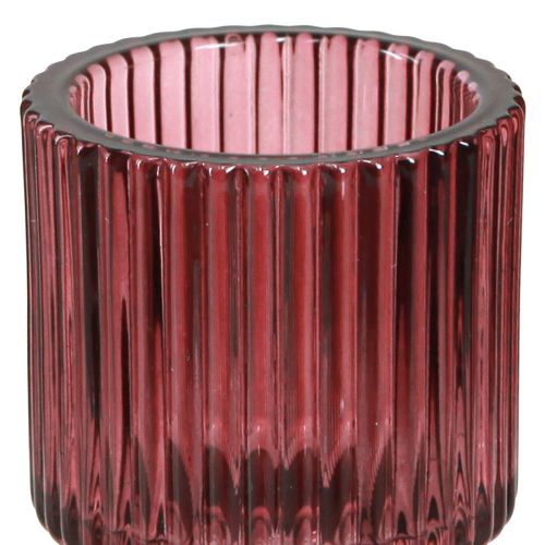 Artikel Ljusstake glasstavsljusstake i Berry H8cm 4 st