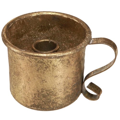 Artikel Ljusstake guld cup stick ljusstake vintage Ø9cm H8cm