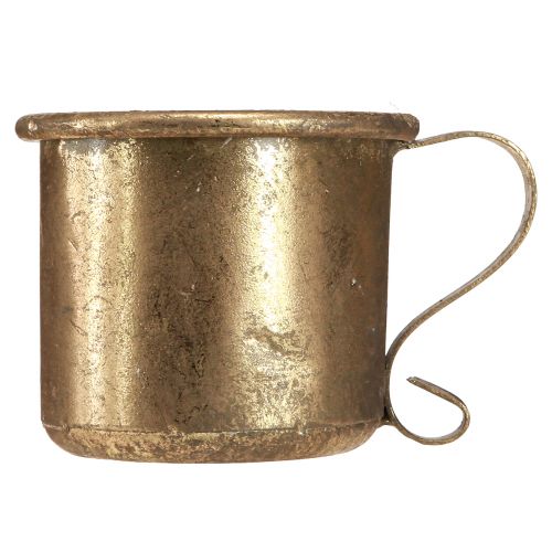 Artikel Ljusstake guld cup stick ljusstake vintage Ø9cm H8cm