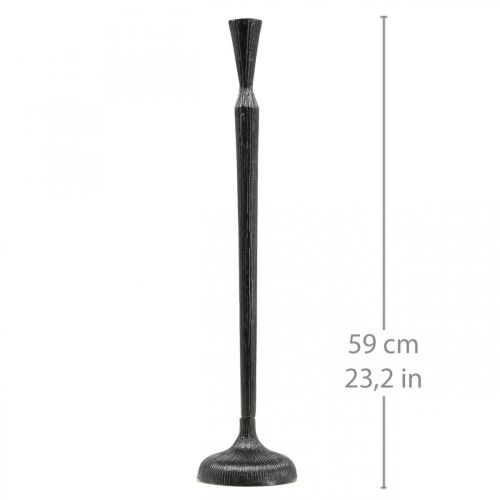 Artikel Ljusstake Svart Ljusstake Metall Ø13cm H59cm