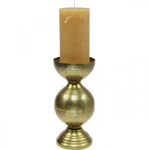 Artikel Ljusstake orientalisk värmeljushållare metall 25cm